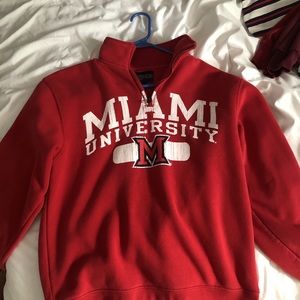 Quarter zip sweatshirt